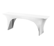 Stretchhusse für Festzelttisch weiss 70 cm