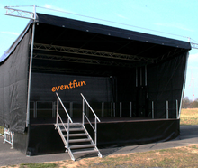 Bühne / Eventbühne / Konzertbühne von 20qm bis 50qm