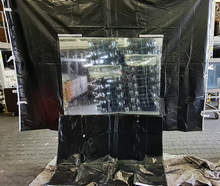 stabile 3x3 Seitenwand mit Fenster schwarz