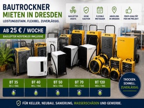 25,- EUR / Woche Bautrockner mieten