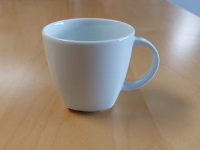 Kaffee-Obertasse 0,2l "Quadro" weiß - Tasse