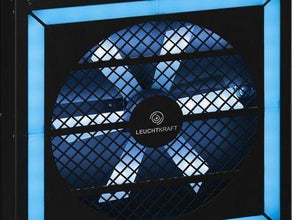 LED Ventilator mit RGB LED Beleuchtung 9 LED Zonen Blade-116 Leuchtkraft