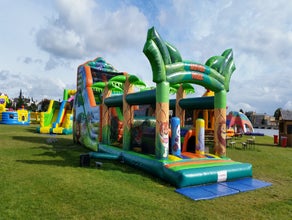 Safari-Rutschparcours - Hüpfburg mieten