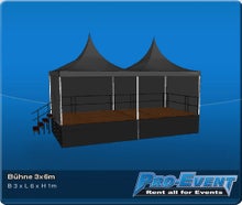 Bühne 3x6m
