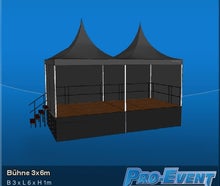 Bühne 3x6m