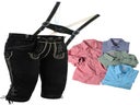Sofort Versand möglich | Trendige Männer Kniebund Lederhose Schwarz mit Hemd | Gr. 42 bis 66 | zünftig & modern von Spieth & Wensky | Online Verleih Miete ausleihen - Galerie - Bild 1