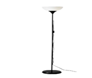 Stehlampe / Lampe / Deckenfluter - halogen schwarz