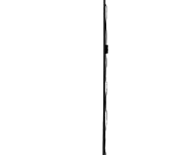 Stehlampe / Lampe / Deckenfluter - halogen schwarz