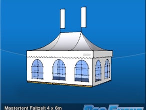 Mastertent Faltzelt 4 x 6m