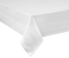 Tischdecke weiß Damast 1,30m x 2,20m