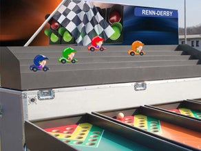 Derbyrennen mit Autos / Autoderby / Pferdederby mieten