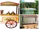 Nostalgischer Eiswagen, Eis, Antik, Eiswagen