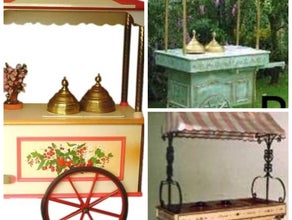 Nostalgischer Eiswagen, Eis, Antik, Eiswagen