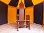 Historischer Holz Thron - Mittelalter Stuhl - Herrschaftlicher Sessel - Galerie - Bild 2