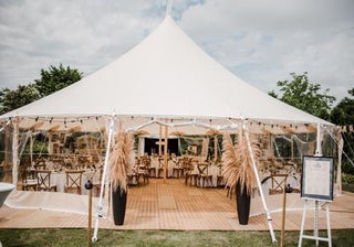 Sailcloth Zelt 13,5 x 19 m- weies Zirkuszelt - Beduinen Zelt -  Hochzeitszelt mieten - www.mietedeinezelte.de