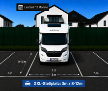 XXL  Wohnmobil Stellplatz, Wohnwagen Parkplatz überwacht