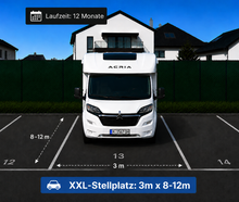XXL Wohnmobil Stellplatz, Wohnwagen Parkplatz überwacht