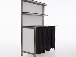 Rückbuffet Regal 1,25 m