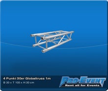 4 Punkt 30er Globaltruss 1m