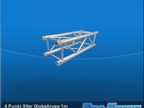 4 Punkt 30er Globaltruss 1m