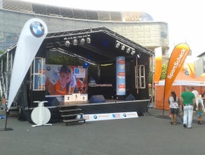 Bühnen 5x3 bis 8x6 m,  Anhängerbühnen, Trailerbühne, Stagetrailer