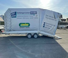 Spezialtransporter mit Plane - kippbar - mit Heckkrampe