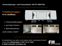 [PROFI] Toilettenwagen – TÜV-geprüft – Hygienekonzept