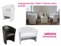 Sitzwürfel, Loungesessel, Loungemöbel, Coktailsessel // in verschiedenen Farben - Galerie - Bild 4