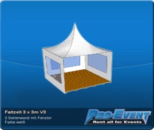 Faltzelt 3 x 3m V3