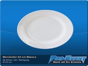 Menüteller Bianco