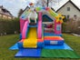 Hüpfburg Einhorn mit Rutsche zu vermieten - Galerie - Bild 2