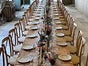 Rustikaler Holztisch / Crossback mieten für Vintage Hochzeit - Galerie - Bild 3