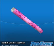 Konfetti Shooter Herz 80cm
