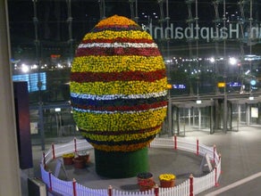 Das weltgrößte  transportable feste Osterei,Osterdekoration, Ostern, Riesenei