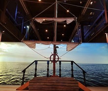 Fotopoint Ruderstand - Ansprachen Podest - Maritimes Podium, Maritime Dekoration, Hafenfest