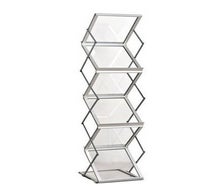 Prospektständer DIN A4 - PS-09 Acryl + Aluminium