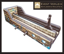 Bungee Run mieten – Eventmodul Piratenschiff 10 m Hüpfburg