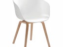 Stuhl - About a chair, weiß / Gestell Eiche, natur - Galerie - Bild 1