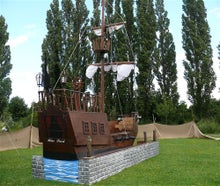 Piratenschiff, Schiff, Boot, Kogge,