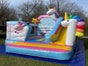 Hüpfburg Einhorn mit Rutsche zu vermieten - Galerie - Bild 4