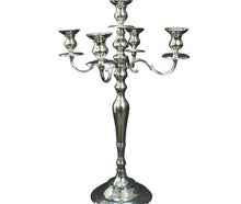 Silberleuchter 5-armig, 60 cm