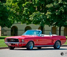 Ford Mustang Cabrio Rot 1967 Hochzeitsauto Oldtimer Ausfahrt Mieten