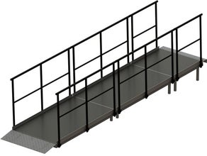 Bühnen Rampe Rollstuhlrampe