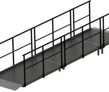 Bühnen Rampe Rollstuhlrampe