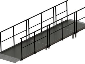 Bühnen Rampe Rollstuhlrampe