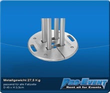 Metallgewicht 27,5 Kg