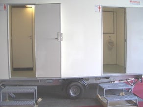 Toilettenwagen -mittel-
