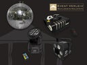 Verschiedene Lichteffekte Nebelmaschinen Diskokugeln Moving Heads LED Beleuchtung Party Lichter Beleuchtung