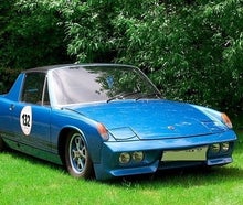 Porsche 914 -Targa....seltener Porsche im zeitgenössischen Design mit Ansa-Anlage u.Top-Sound