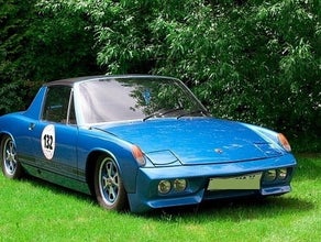 Porsche 914 -Targa....seltener Porsche im zeitgenössischen Design mit Ansa-Anlage u.Top-Sound